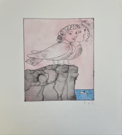 François-Xavier Lalanne (1927-2008) - Les Harpies 2005 - Aquatinte 2