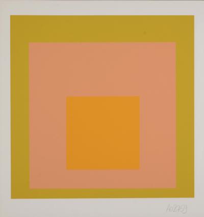Josef Albers - Hommage To the Square (D), 1971 - Sérigraphie sur papier vélin. 2