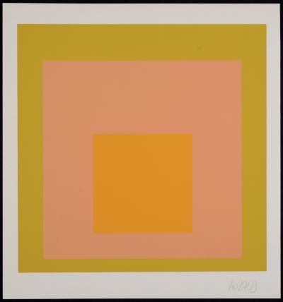 Josef Albers - Hommage To the Square (D), 1971 - Sérigraphie sur papier vélin. 2