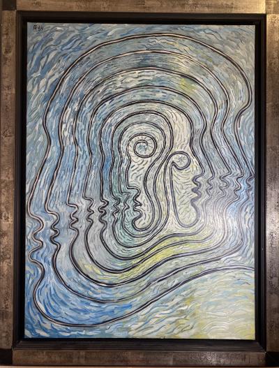 Alain Rothstein 6 Peinture Labyrinthe - Peinture à l’huile 2