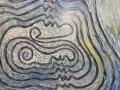 Alain Rothstein 6 Peinture Labyrinthe - Peinture à l’huile 2
