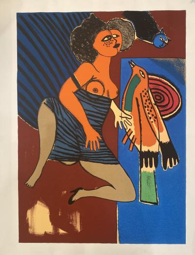 Corneille - L’Oiseau Amoureux - Lithographie - 2001 2