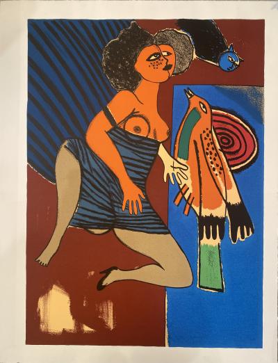 Corneille - L’Oiseau Amoureux - Lithographie - 2001 2