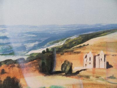 Jean Baptise VALADIÉ - Limoge : La Chapelle du Mont Gargan, 1977 - Lithographie originale, signée 2