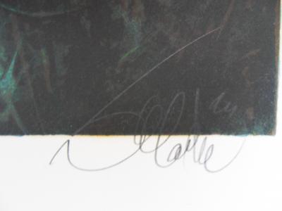 Jean Baptise VALADIÉ - Limousin : paysage de Beaulieu, 1977 - Lithographie originale, signée 2