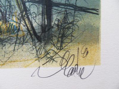 Jean Baptise VALADIÉ - Limousin : Pont de Limoge, 1977 - Lithographie originale, signée 2