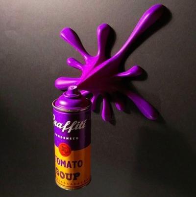 2Fast - Splash It Tomato Soup, 2023 -  Technique mixte sur résine 2