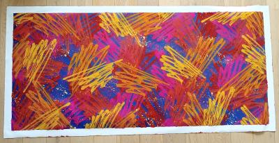 Seen - Multi Tags Multicolor Seen - peinture sur toile 2