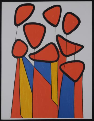 Alexandre CALDER - Abstract Composition, 1972 - Original lithograph 2