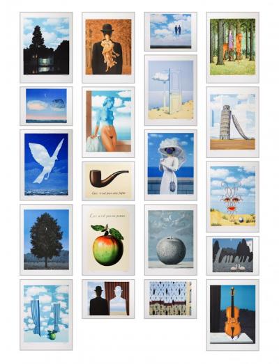 René Magritte // Suite de 20 lithographies // Portfolio IV