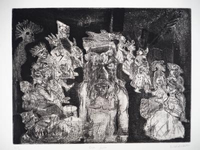 Claude BOGRATCHEW - Don Juan - Gravure originale, signée 2