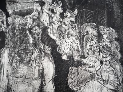 Claude BOGRATCHEW - Don Juan - Gravure originale, signée 2