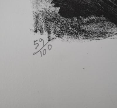 Gérard COCHET - Folie équestre, vers 1930 - Lithographie originale, signée 2