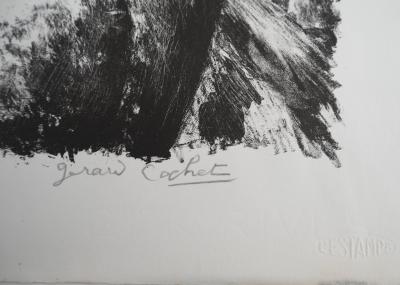 Gérard COCHET - Folie équestre, vers 1930 - Lithographie originale, signée 2