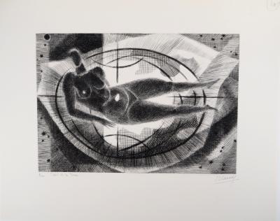 Robert CAMI - L'Oeil de la terre, 1970 - Gravure originale, signée 2