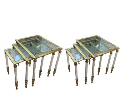 Paire de table basse Gigogne - circa 1970 2