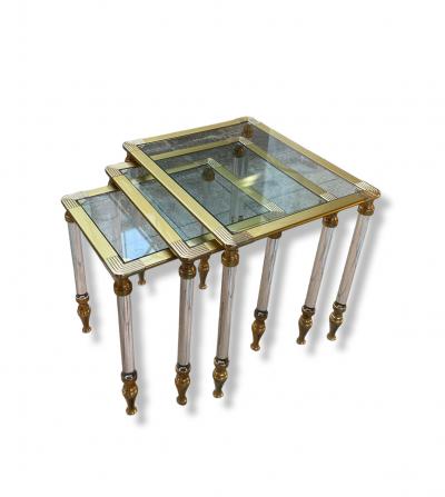 Paire de table basse Gigogne - circa 1970 2