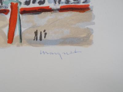 Albert MARQUET - Vienne, Le Ring, 1947 - Lithographie en couleurs originale, signée 2