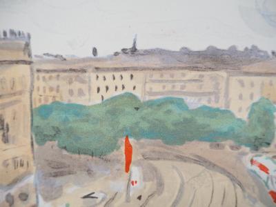 Albert MARQUET - Vienne, Le Ring, 1947 - Lithographie en couleurs originale, signée 2