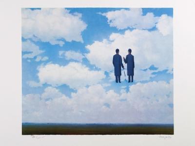 René MAGRITTE (d’après) - La reconnaissance infinie - Lithographie 2