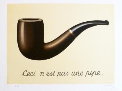 René MAGRITTE (d’après) - La trahison des images (ceci n’est pas une pipe) - Lithographie 2
