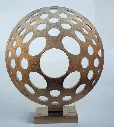 HAYVON - gold world vasarely  , 2023 - Sculpture 2