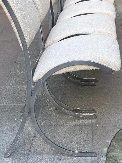 Ensemble de 6 chaises de Boris Tabacoff édition Christofle 2