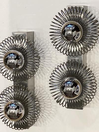 Paire d’appliques par Andréa Lazzari pour Morisini 2