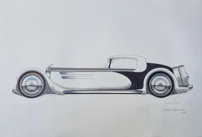 André Ferrand - Dessin « Étude 1932 » 2