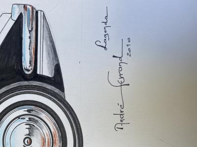 André Ferrand - Dessin « Voiture Lagonda » 2
