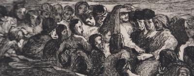 Eugène DELACROIX (d’après) - Le naufrage de Don Juan - Gravure, Signée #Durand Ruel - 1873 2