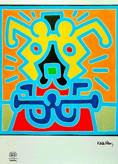 Keith HARING (después) - Serigrafía Edit Limit firmada y numerada 2
