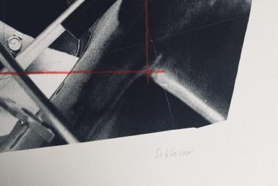Gérard SCHLOSSER - Les violoncellistes, 1996 - Lithographie originale signée au crayon 2