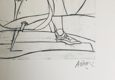 Valerio ADAMI - Trio, 1995 - Lithographie originale signée au crayon 2