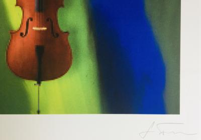 Gloria FRIEDMANN - Nature morte au violoncelle, 2009 - Lithographie originale signée au crayon 2