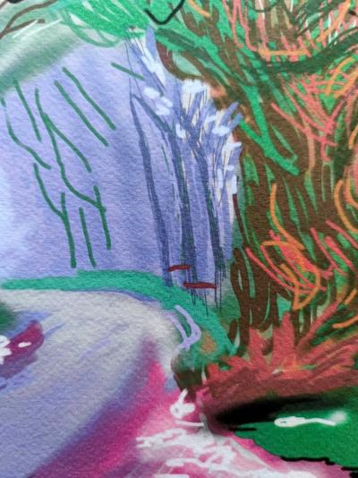 David Hockney (1937), after - The Arrival of Spring in Woldgate, East Yorkshire 2