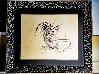 Salvador Dali L'ange de Port Lligat. lithographies 2