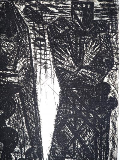Marcel GROMAIRE - Macbeth, Shakespeare: le complot , 1958 - Eau-forte originale, signée 2