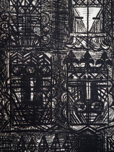 Marcel GROMAIRE - Macbeth, Shakespeare: prophétie des huit rois, 1958 - Eau-forte originale, signée 2