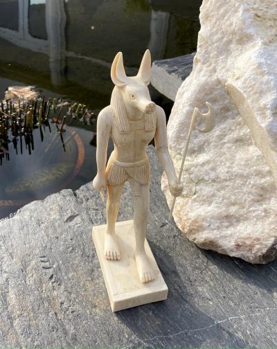 Anubis, Début XXème siècle, Orient, Sculpture en os bovin 2