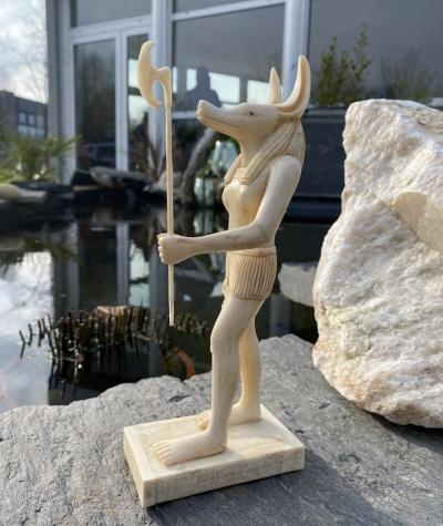 Anubis, Début XXème siècle, Orient, Sculpture en os bovin 2