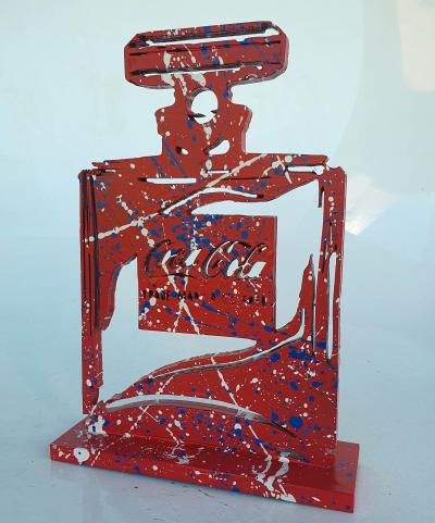 SPACO -  King five Chanel, Coca Cola, 2023 - Sculpture 2