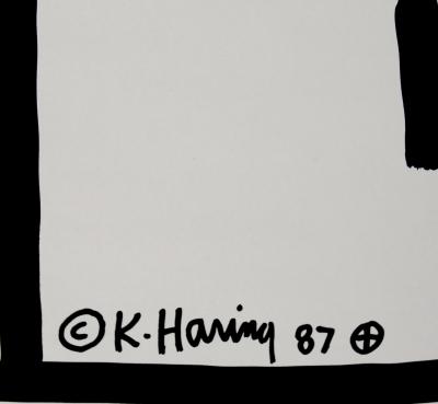 Keith HARING (d’après) - Lucky Strike  1987 - Grande sérigraphie 2