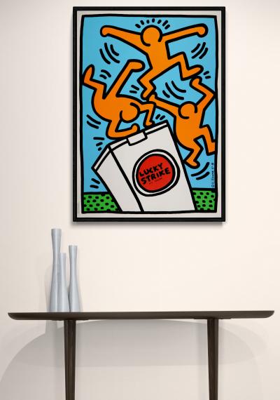 Keith HARING - Lucky Strike (#C), 1987 - Very large silkscreen 2