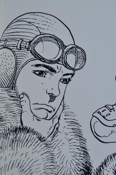 Moebius - Major fatal - 1989 - Serigrafia in bianco e nero 2