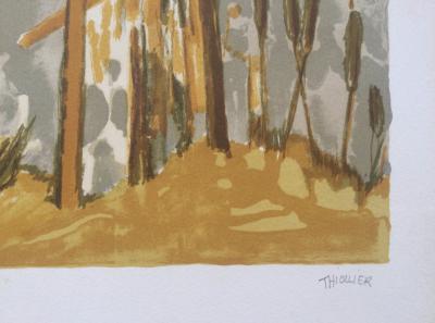 Eliane THIOLLIER - En Camargue III ,1965 - Lithographie originale signée 2