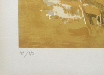Eliane THIOLLIER - En Camargue III ,1965 - Lithographie originale signée 2