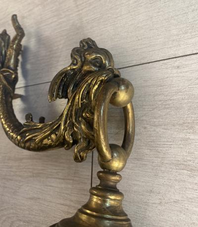 Applique en cristal décoré et bronze 2