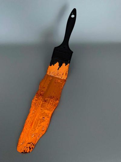 Santicri - Brush Orange - Resine Peinte 2