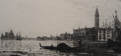 Félix ZIEM (d’après) - Vue de Venise- Gravure, #Durand Ruel - 1873 2